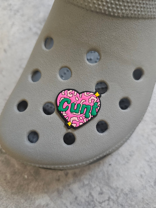 Cnt heart shoe charm