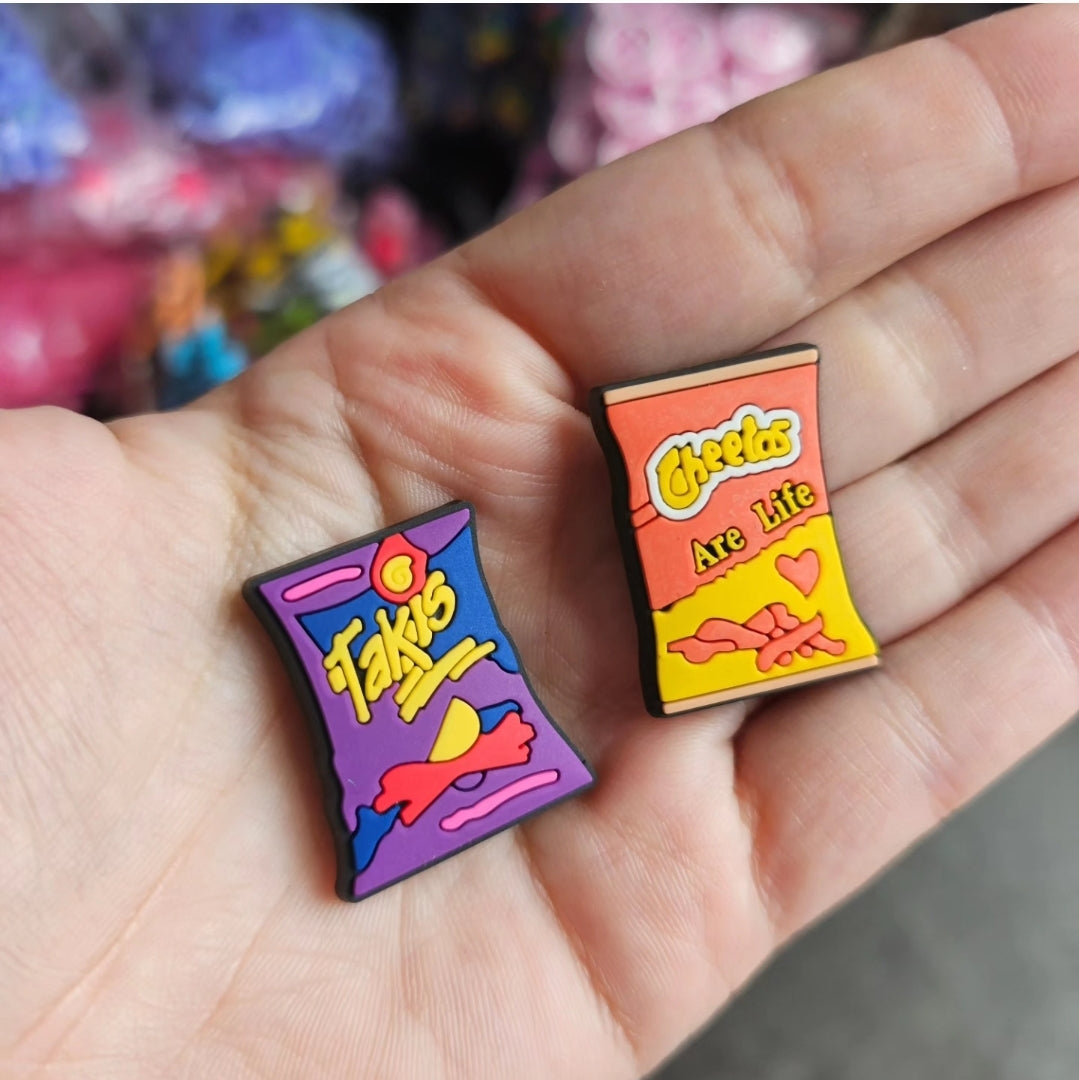 Food and drink shoe charms
