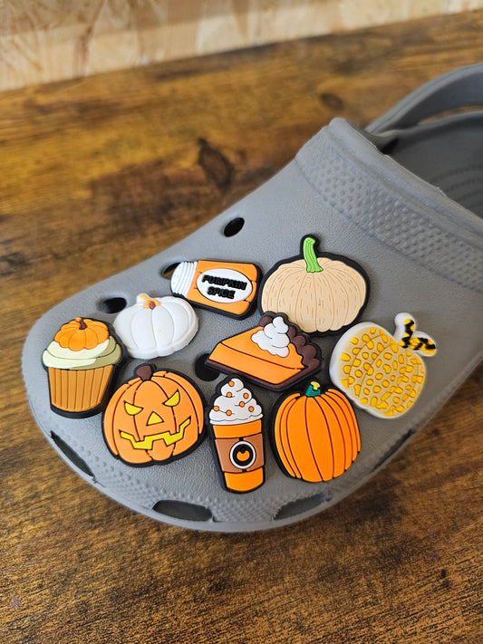 Autumn shoe charms