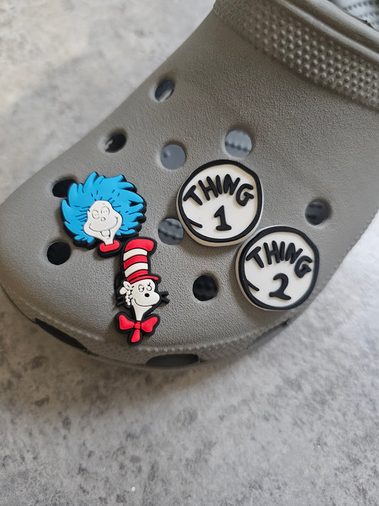 Cat Hat shoe charms