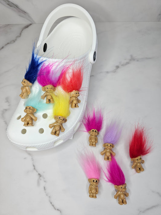 3D troll shoe charms