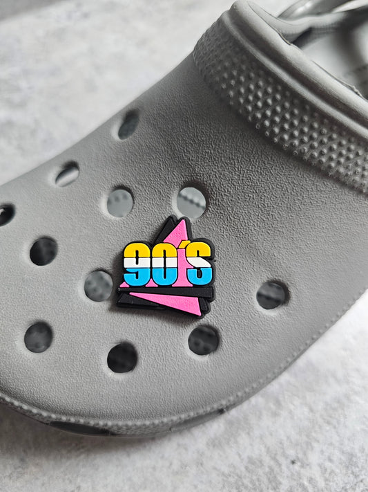 90s sign shoe charm
