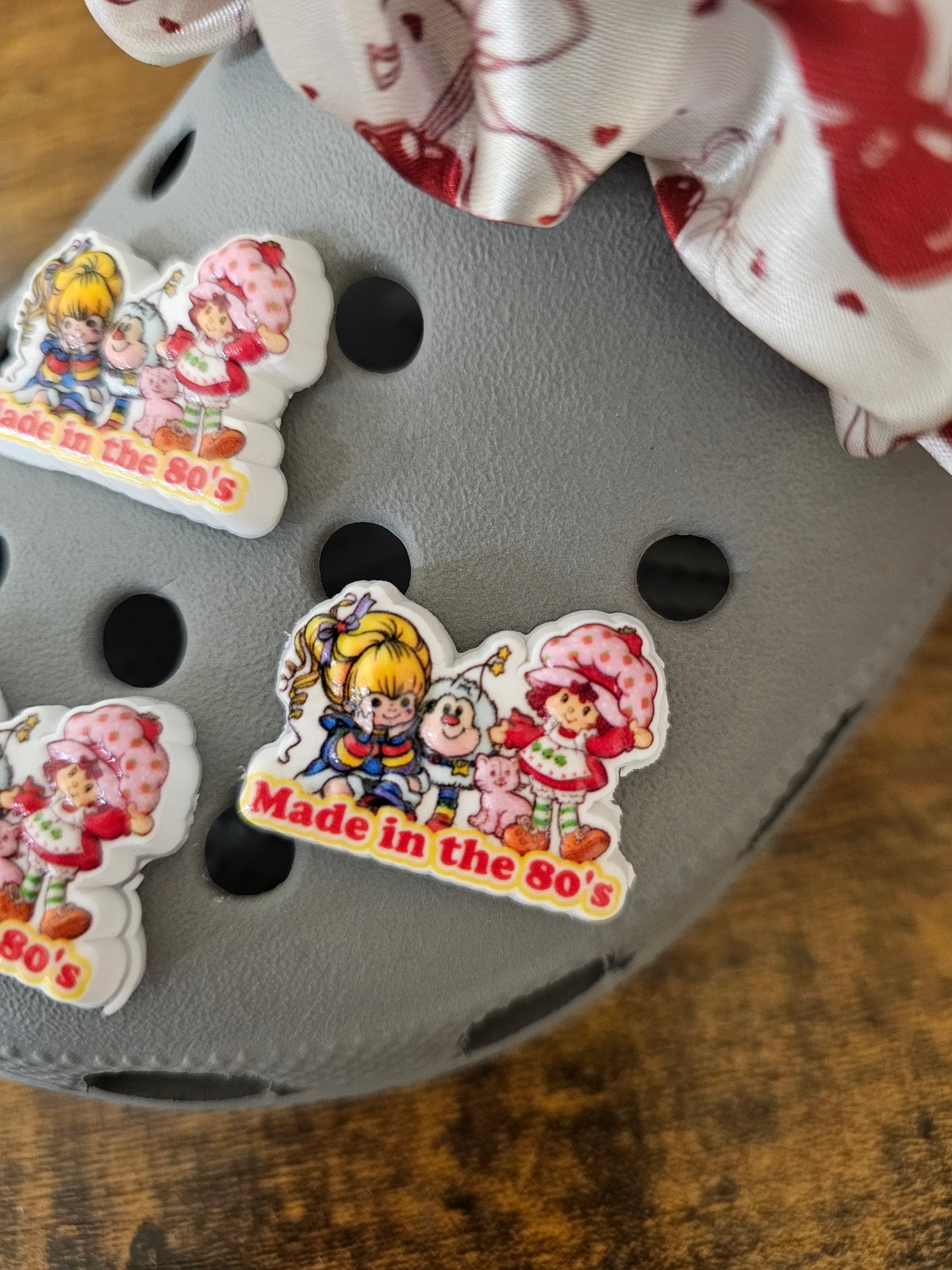 Made in the 80s shoe charm