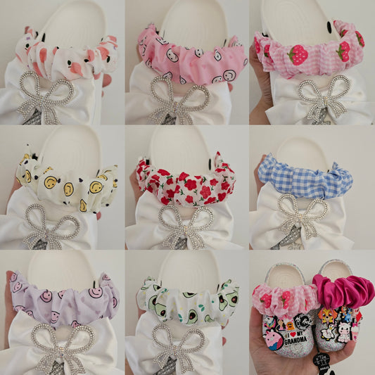 Pattern shoe strap covers
