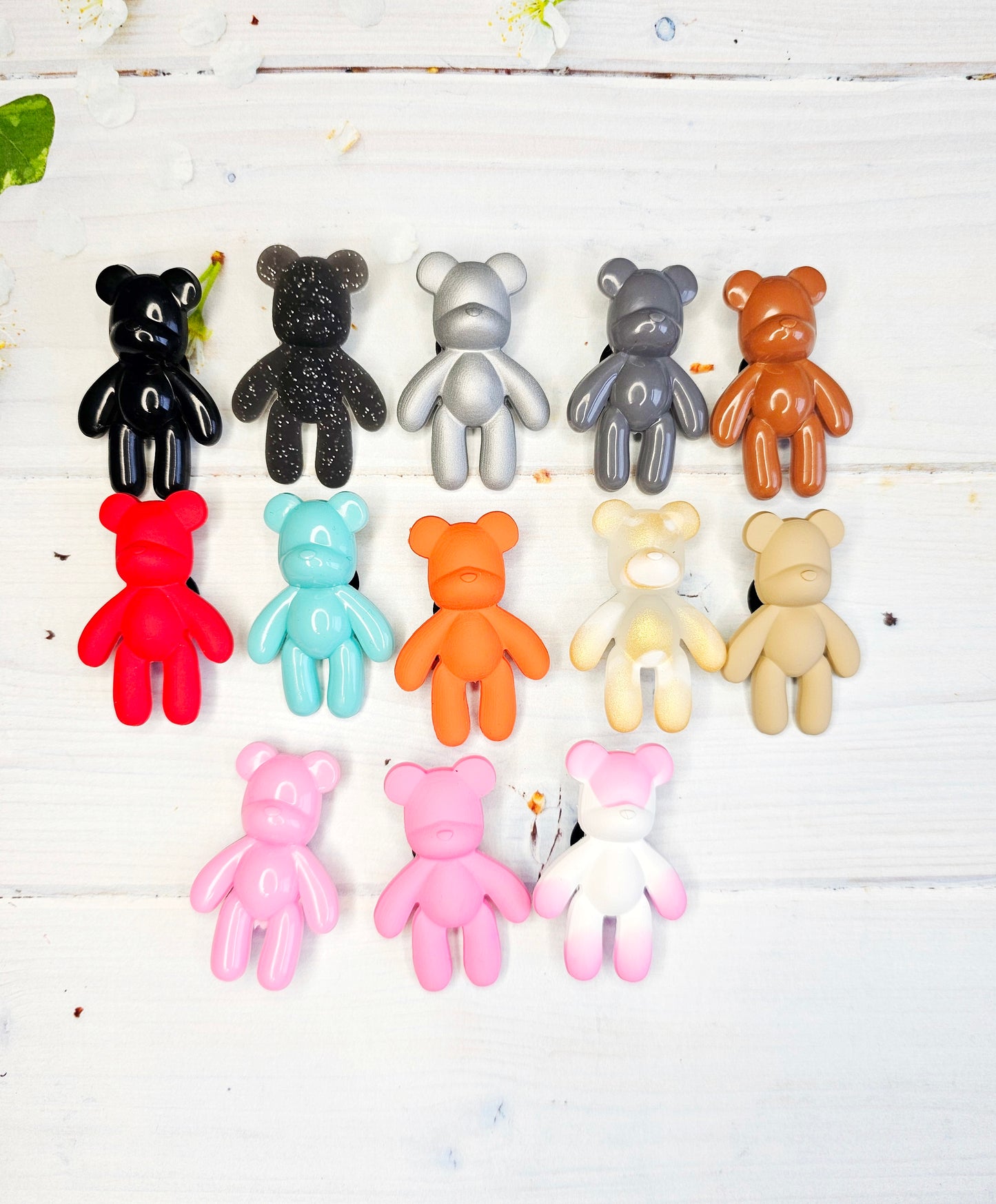 Large Teddy shoe charm