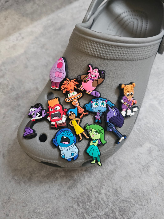 Inside and outside shoe charms
