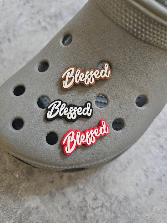 Blessed shoe charms